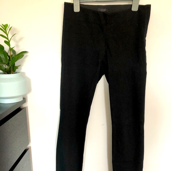 COS Skinny mid high rise Black Size 6 - Picture 1 of 2